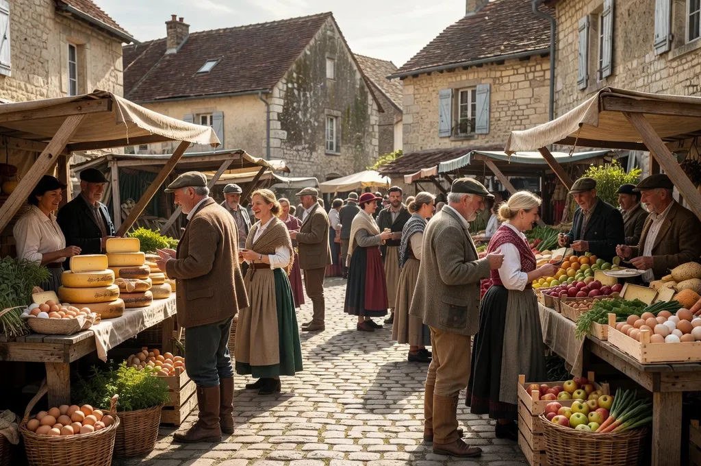 Vieux carnet d'expressions comtoises posé sur une table de ferme, plume et encrier